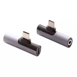 Адаптер переходник Red Line Type C-Jack 3,5 мм/ Type-C УТ000018312 серый