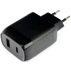 Адаптер питания Cablexpert MP3A-PC-28 PD18W, QC3.0, чёрный