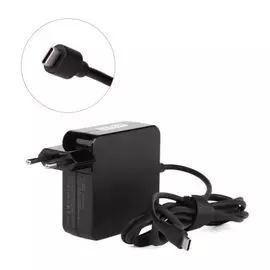Адаптер питания TopOn TOP-UC65 65W c кабелем Type-C. Power Delivery, Quick Charge 3.0, в розетку, черный