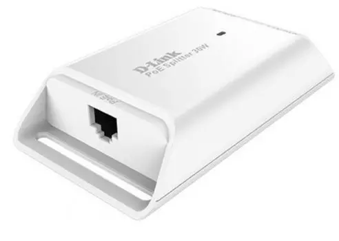 Адаптер PoE D-link DPE-301GS/A1A 1x10/100/1000 Base-T, IEEE 802.3af support; PoE Splitter