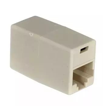 Адаптер проходной Aopen/Qust ACT251-1/10 RJ-45/8p8c, кат 5e, 10 шт в уп