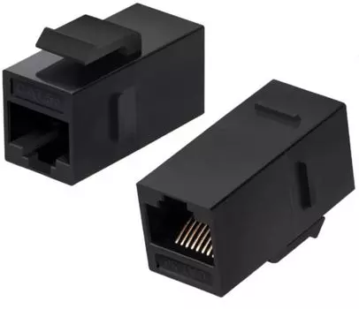 Адаптер проходной Cabcoil FTA-KEYJ-RJ45-C5e формата Keystone, RJ45-RJ45, категория 5е