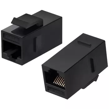 Адаптер проходной Cabcoil FTA-KEYJ-RJ45-C6 формата Keystone, RJ45-RJ45, категория 6