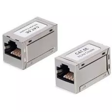 Адаптер проходной Cabeus CA-8p8c-C5e-SH RJ45-RJ45/8p8c, кат 5е, экранированный