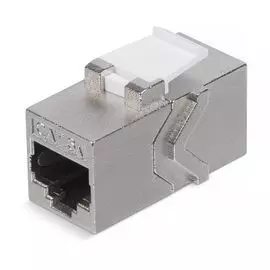 Адаптер проходной Cabeus CA-8P8C-C6A-SH RJ45-RJ45/8p8c, кат 6, экранированный