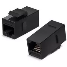Адаптер проходной Cabeus CA-KJ-8p8c-C6 Keystone, RJ45-RJ45/8p8c, кат 6, неэкранированный