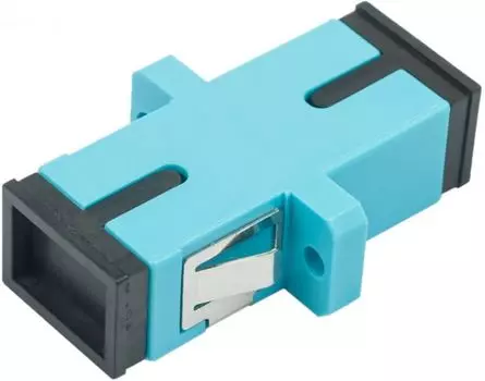 Адаптер проходной Datarex DR-540023 SC-SC, OM3, симплекс (simplex), бирюзовый (аква)