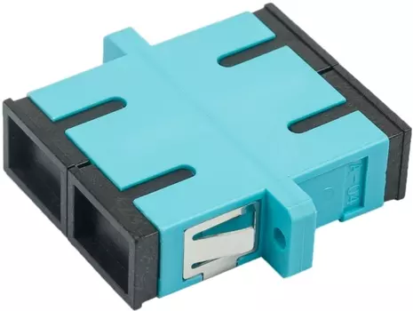 Адаптер проходной Datarex DR-541023 SC-SC, OM3, дуплекс (duplex), бирюзовый (аква)