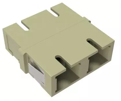 Адаптер проходной DKC RNFA50DSC SC/UPC-Duplex TOP, ОМ2, бежевый, "RAM telecom"