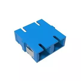 Адаптер проходной DKC RNFA9UDSC SC/UPC-Duplex TOP, OS2, синий, "RAM telecom"