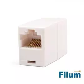Адаптер проходной Filum FL-PA8P8C-WT