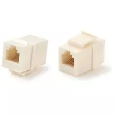 Адаптер проходной Hyperline CA2-KJ-C2-WH
