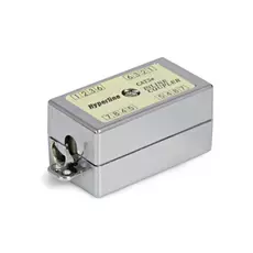 Адаптер проходной Hyperline CA-IDC-C5e-SH-F-WH (coupler), Dual IDC(110&Krone), категория 5e, 4 пары,
