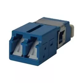 Адаптер проходной Lanmaster LAN-2LCS/SH-AM-OM3 LC OM3, со шторкой, корпус SC, дуплексный