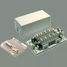 Адаптер проходной Lanmaster LAN-CNB-UTP5E неэкранированный, категории 5e