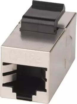 Адаптер проходной WRLine WR-CA-KJ-8p8c-C5E-SH формата Keystone, RJ45-RJ45 (8p8c), категория 5е, экранированный