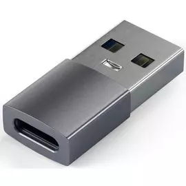 Адаптер Satechi ST-TAUCM USB Type-A to Type-C, серый космос