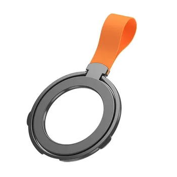 Magsafe Metal Сильный магнитный держатель для телефона с вращающимся на 360° складным кольцом, портативный универсальный настольный креативный держатель для телефона