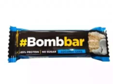 Bombbar - Глазированный батончик "Кокосовый торт", 40 г