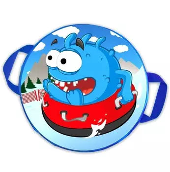 Санки-ледянки № 75 Чудик на ватрушке d40см