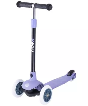 Самокат 3-колесный Ridex Hero d120/80 мм, фиолетовый\серый