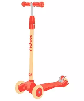 Самокат 3-колесный Ridex Kiko d120/80 мм, желтый\красный