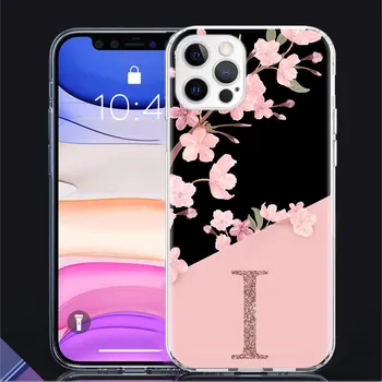 Чехол для Apple iPhone 11 13 14 12 Pro 7 8 Plus XR X XS Max 6 6S из прозрачного силикона с цветком вишни iPhone 14 Pro Max