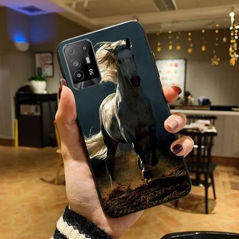 Лошадь животное чехол для телефона для OPPO A74 A94 5G A3S A5 A5S A9 A12 A15 A15S A52 A53 A53S A72 A73 2020 A91 5G Чехлы coque OPPO A3S