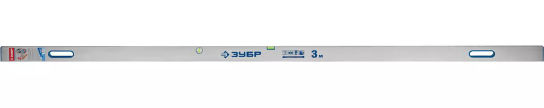 Правило-уровень Зубр с ручками ППУ-Р 1075-3.0_z01, 3.0 м