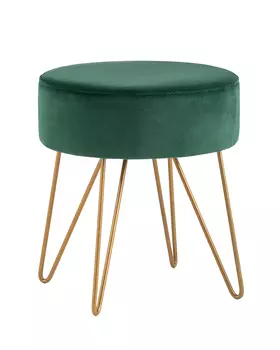 Пуф Stool Group Спейси велюр зелёный