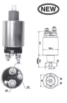 M.MARELLI 940113050539 Реле втягивающее стартера 1829612 MAGNETI MARELLI
