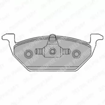 LP1436 колодки дисковые п.\ Audi A3 1.6-1.9TD, Skoda Octavia 1.4/1.6 96>