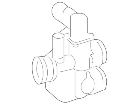 Клапан отопителя MB 211 832 05 84