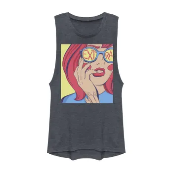 Футболка с мускулами для девочек Extra Pop Art для девочек