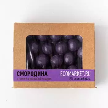 Смородина в темной шоколадной глазури Ecomarket.ru ~ 155 г