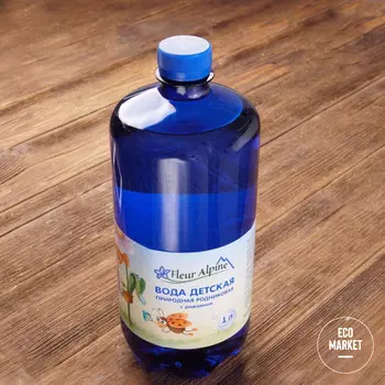 Вода детская природная родниковая с рождения, Fleur Alpine - 1 л