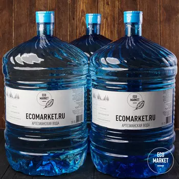 Вода Ecomarket.ru 19 л - 3 шт.