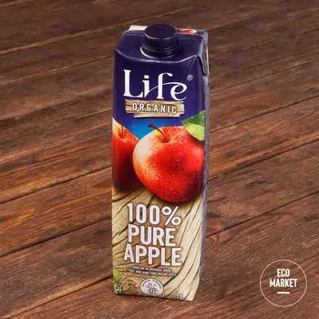 Сок яблочный БИО, Life Premium ~ 1 л.