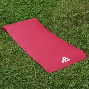 Тренировочный коврик для йоги красный Adidas ADYG-10100MR