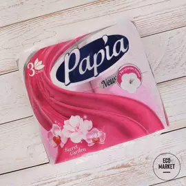 Туалетная бумага Papia с ароматом Secret Garden ~ 4 шт