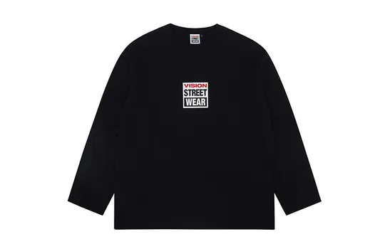 Футболка с заниженной линией плеч, унисекс Vision Street Wear, черный