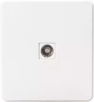 Розетка телевизионная KRANZ KR-78-0723-1 Розетка MIELE ROUND TV с/у перламутр