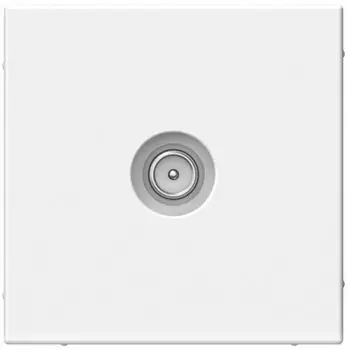Розетка телевизионная оконечная Systeme Electric GAL000191 ArtGallery 1DB, механизм, Белый