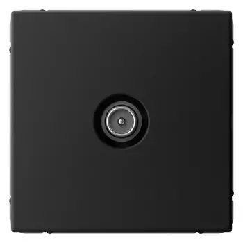 Розетка телевизионная оконечная Systeme Electric GAL001091 ArtGallery 1DB, механизм, Карбон
