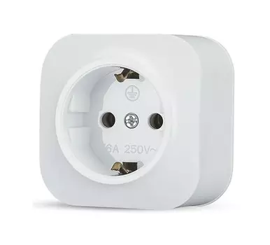 Розетка TOKOV ELECTRIC TKE-FR-R1Z-C01 1-м ОП Frea 16А IP20 250В с заземл. АБС-пластик бел
