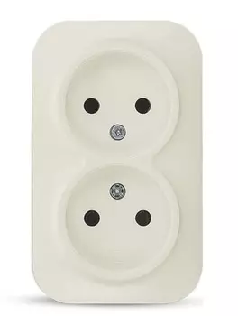 Розетка TOKOV ELECTRIC TKE-FR-R2-C02 2-м ОП Frea 16А IP20 250В без заземл. АБС-пластик беж