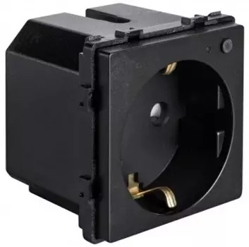 Розетка умная Sibling Powersocket-1PB(S) в рамку, черная