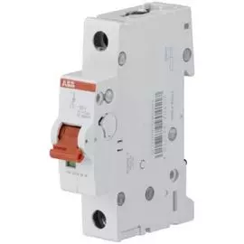 Рубильник ABB 2CDD281101R0016 SD201 1P 16A рычаг крас.
