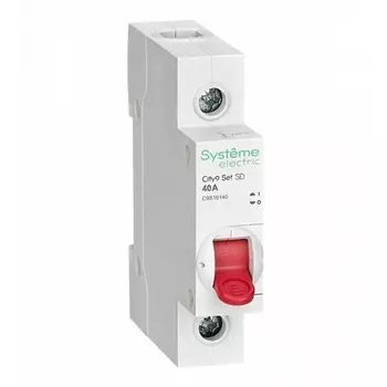 Рубильник Systeme Electric C9S16140 City9 Set 1P 40А 230В