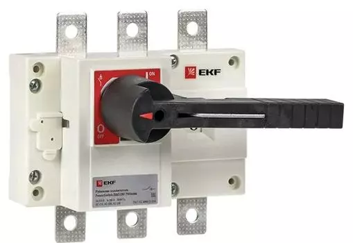 Рубильник-выключатель EKF psds-250-3 250A 3P c рукояткой управления для прямой установки PowerSwitch